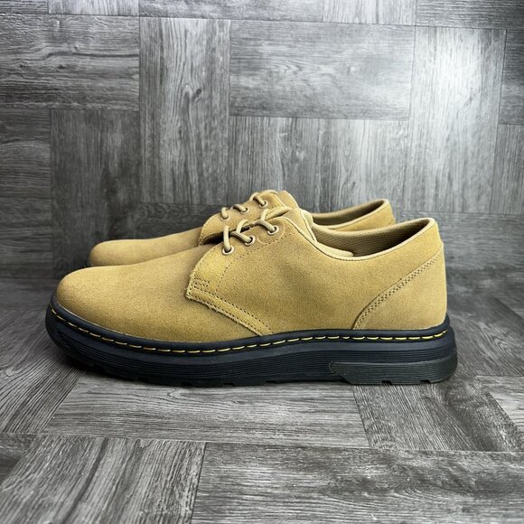 Dr. Martens Crewson Lo Men's size 13 Wheat Suede Oxford Shoes - Picture 2 of 8